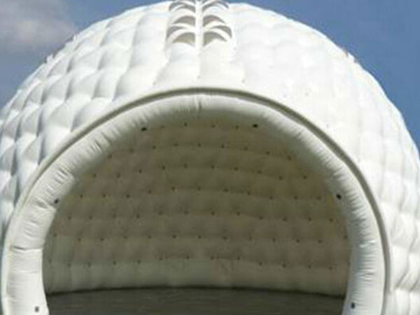 Inflatable gaint dome tent