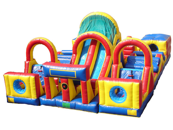 inflatable truck obstacle course for sale