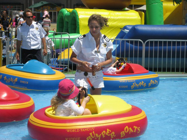 inflatable games on water