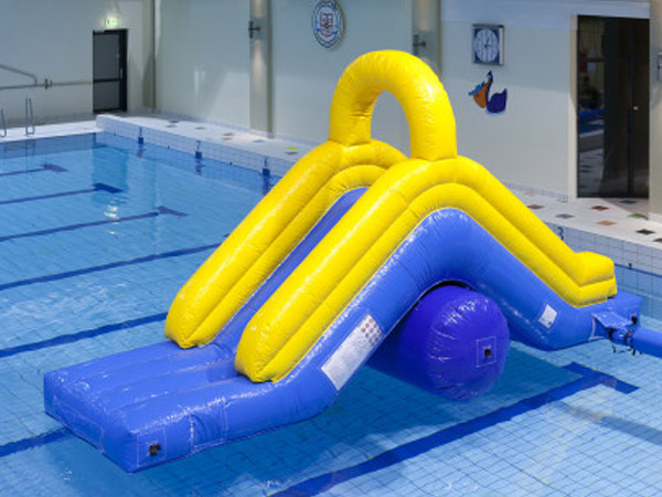 inflatable water football field
